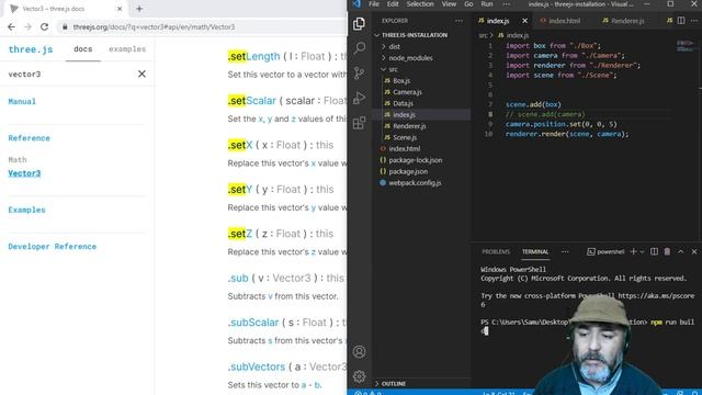 Three.js Vector3 - 3D Game with Javascript смотреть онлайн
