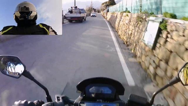 Honda NC750S Giro in moto in Zona Arancione e test nuova Action Cam 4K Victure AC700 смотреть онлайн