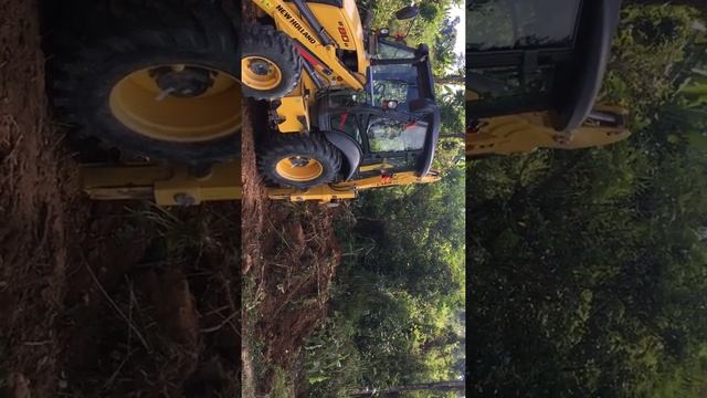 New holland backhoe loader b80b смотреть онлайн