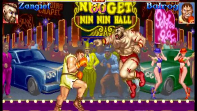 Street Fighter Anniversary Collection PS2: Hyper Street Fighter II - World Warrior Zangief смотреть онлайн