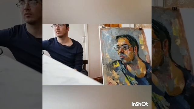 портрет с натуры масляными красками смотреть онлайн