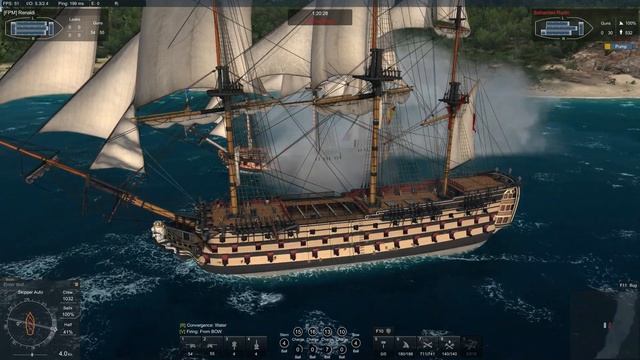 Testing Santa Ana 2, Baptism of Fire, Naval Action смотреть онлайн