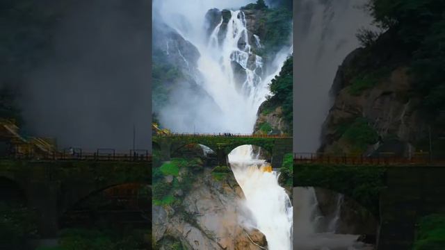 Beautiful Dudhsagar Waterfall Goa | смотреть онлайн