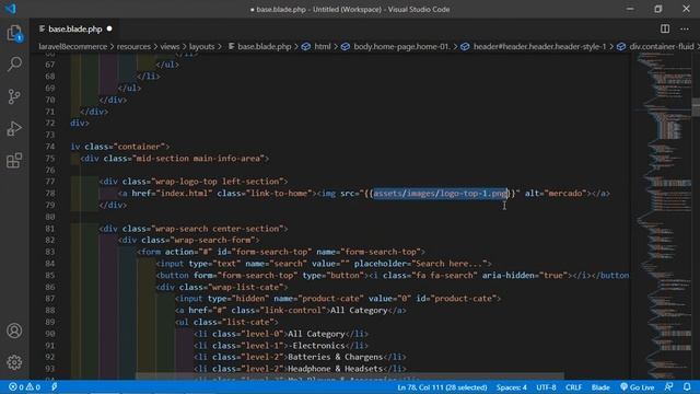 Laravel 8 E-Commerce - Project & Layout Setup смотреть онлайн