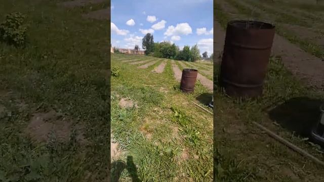 Бочка для сжигания мусора, утилизатор мусора. смотреть онлайн