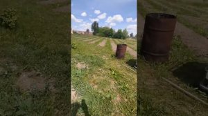 Бочка для сжигания мусора, утилизатор мусора.