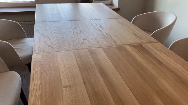 Стол раздвижной из массива дуба смотреть онлайн