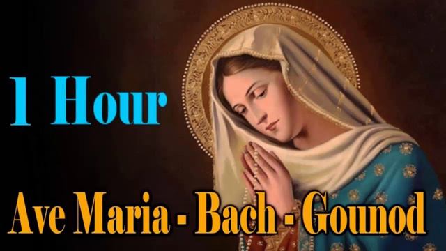 Ave Maria Bach Gounod | Relaxing Classic Piano Music | 1 HOUR | Ave Maria Instrumental, Piano, Cell смотреть онлайн