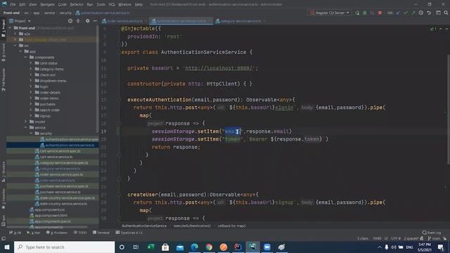 getAuthentication() & getToken() смотреть онлайн