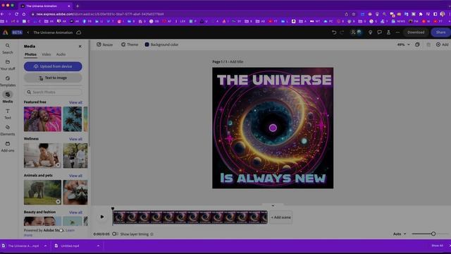 Adobe Express Beta Tutorial смотреть онлайн