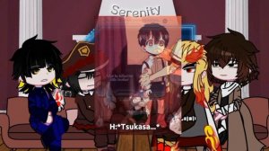 Different fandoms react to each other 1/4|Hanako|by Serenity| Krd/Blue lock/TbHk/Bsd.