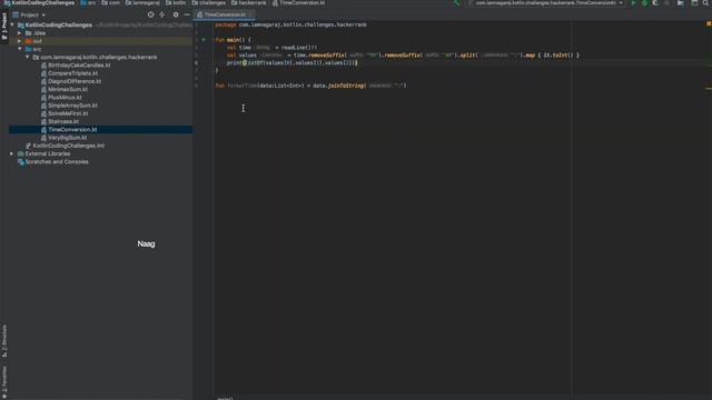 Time Conversion - Kotlin (Hackerrank) смотреть онлайн