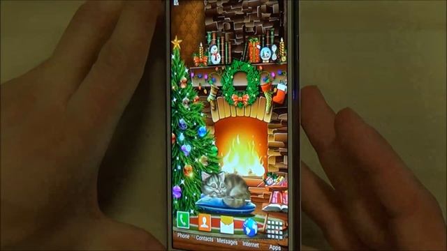 Christmas live wallpaper for android phones and tablets смотреть онлайн