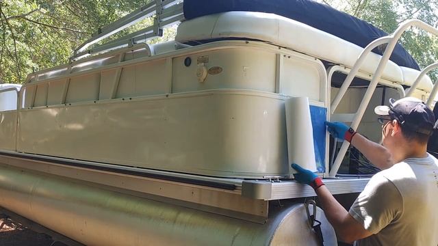 Pontoon Boat Wrap and New Vinyl Graphics смотреть онлайн