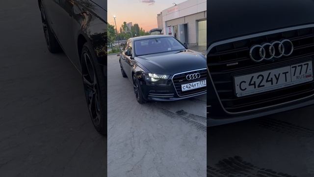 Фары rs6 стиль на Ауди a6c7 смотреть онлайн
