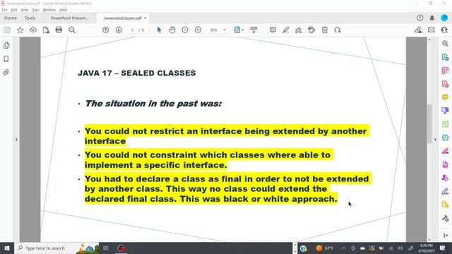 Advanced Java - Sealed Classes in Java | Java 17 features смотреть онлайн