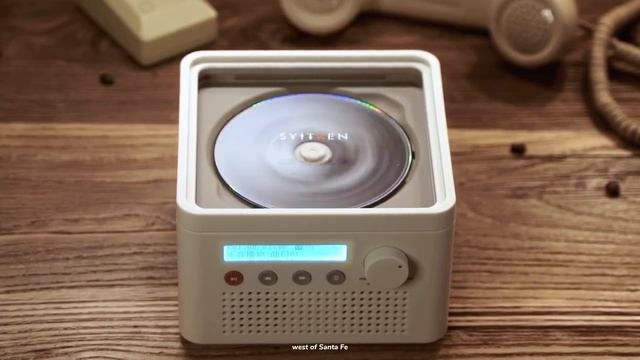 Syitren R200 CDPlayer Retro Design Pixel Screen Bluetooth Speaker смотреть онлайн