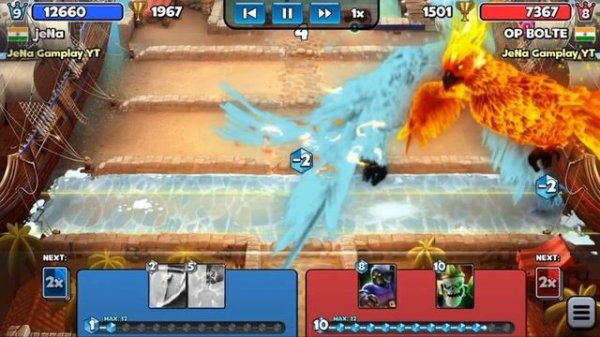 Castle crush - Monster size Legendary Phoenix Fight - Castle crush Gameplay