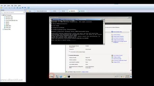 Installing MS Exchange 2010 on Windows Server 2008 R2 Enerprise смотреть онлайн