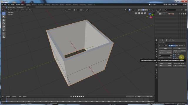 Blender Solidify in Blender 2.8 Works Well, so Learn How it Works смотреть онлайн