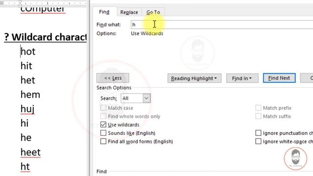 MSWORD-007-Advanced Find and Replace in Home Tab | Hindi | MS Word Tutorial for Beginners смотреть онлайн