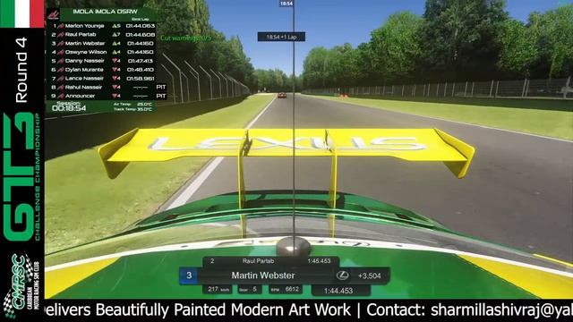 Live l Round 4 l Imola l Caribbean Motor Racing Sim Club GT3 Challenge Championship 2022 смотреть онлайн