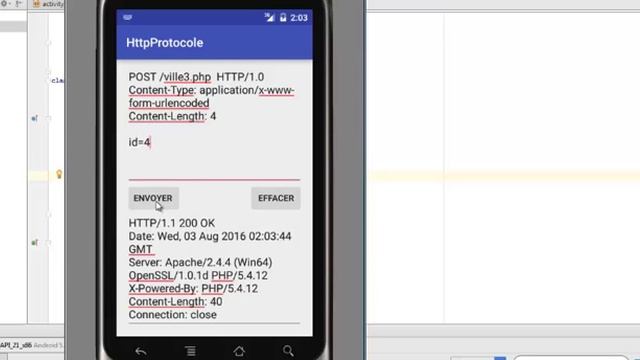 Le protocole HTTP sous Android avec les sockets смотреть онлайн