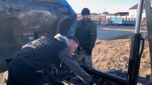 Переоборудовали бортовой грузовик в САМОСВАЛ! Изготовлено в деревне!