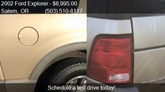 2002 Ford Explorer XLT 4dr 4WD SUV for sale in Salem, OR 973 смотреть онлайн