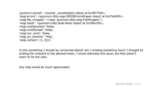 Django : Django ERROR (EXTERNAL IP): Invalid HTTP_HOST header: '*.domain.com' смотреть онлайн