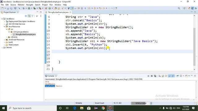 What is StringBuilder class and what are the methods of StringBuilder class смотреть онлайн