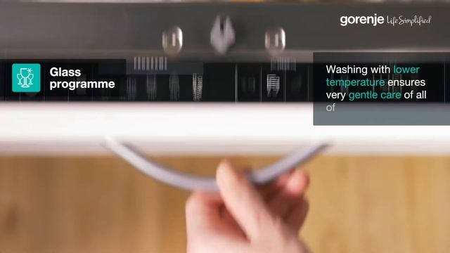 How it works: Glass programme • SmartFlex dishwashers by Gorenje смотреть онлайн