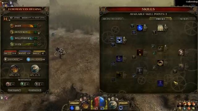 The Incredible Adventures of Van Helsing:Arcane Mechanic - Summoner Build Gameplay смотреть онлайн