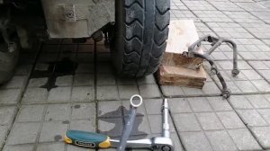 Замена масла в редукторе Honda Gyro Canopy