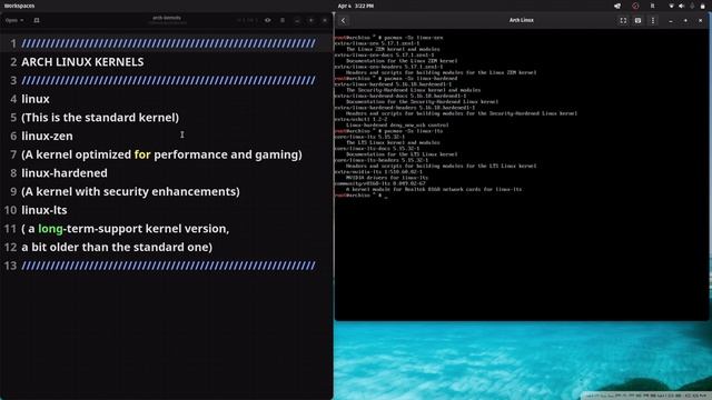 The Difference Among Arch Linux Kernels смотреть онлайн