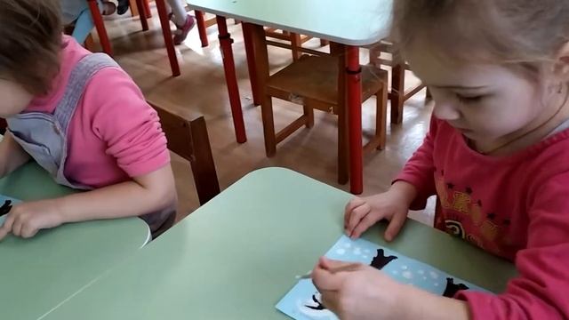 Рисуем деревья в снегу смотреть онлайн