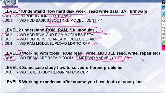 WD HARD DISK FIRMWARE COURSE ONLINE CONTENT / MRT DATA RECOVERY COURSE / WD FIRMWARE HINDI смотреть онлайн
