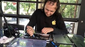 Замена термопасты MacBook Air 11” Mid 2012 A1465 своими руками