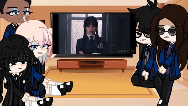 •~Wednesday And Nevermore Students React to "I edited Wednesday Cause Enid Has claws"~• смотреть онлайн