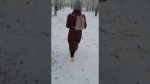 Босиком по снегу! ЧЕЛЛЕНДЖ