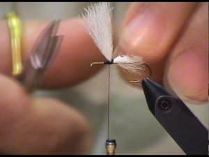 Формирование ершика " парашют"