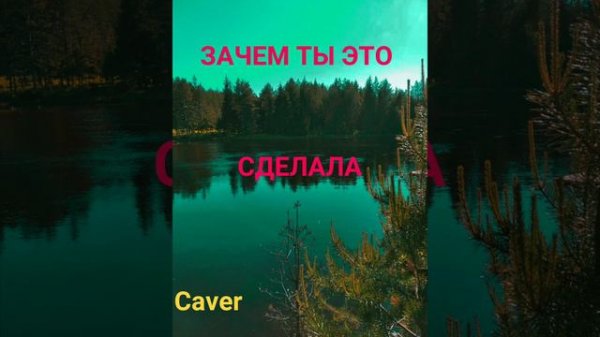 ЗАЧЕМ ТЫ ЭТО СДЕЛАЛА ( Cover)