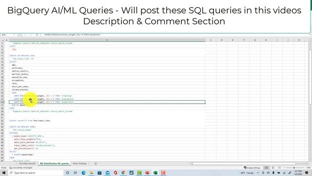 Google Cloud BigQuery - AI & ML SQL Queries With Real World Logistic Regression Example смотреть онлайн
