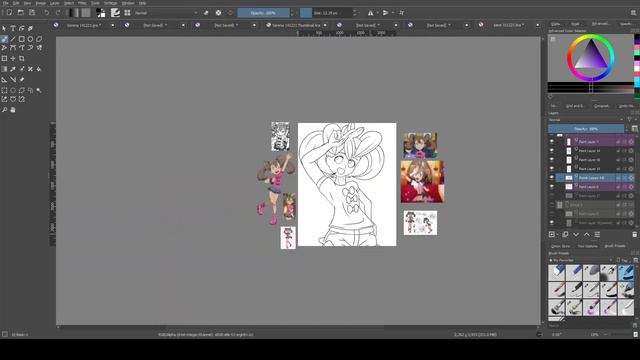 Sana is here as well! (Speedpaint #7) смотреть онлайн