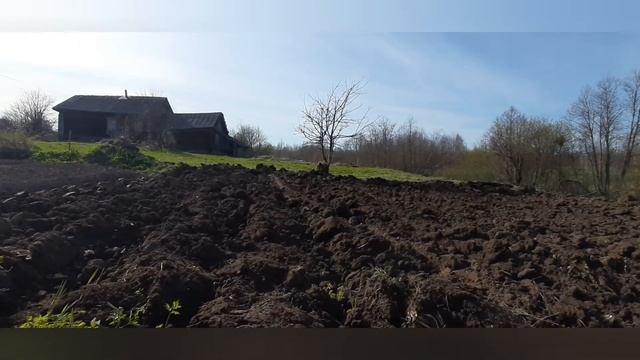 Т-40М и ПЛН 2-35. регулировка и первая пахота. недокидывает первый корпус. смотреть онлайн