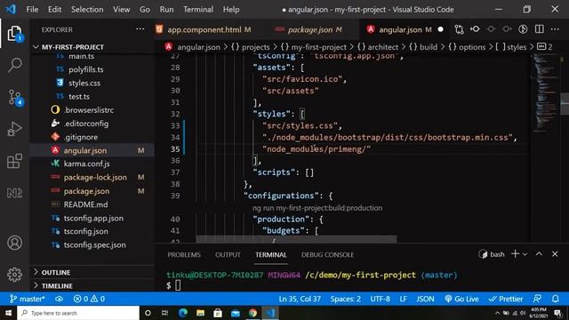 how to install primeNG in Angular 12 in hindi || primeNG ko install kaise kare hindi me смотреть онлайн