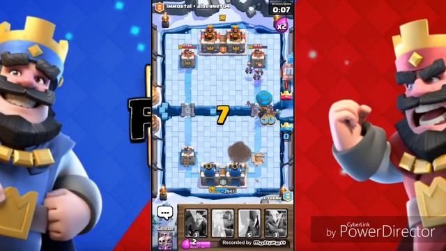 Продолжаем кататься БОИ 2 НА 2 "Clash Royale" смотреть онлайн