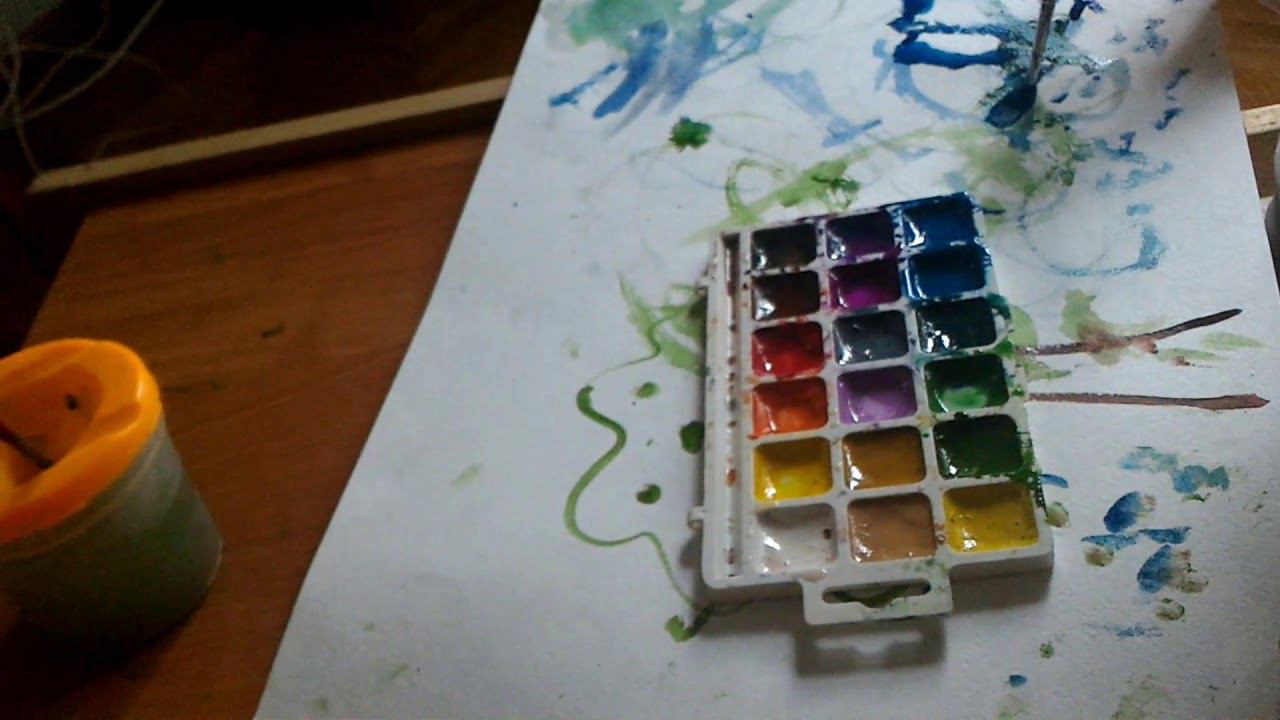 Первые шедевры акварелью смотреть онлайн