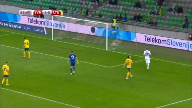 Slovenia 1-1 Lithuania (Euro Qualifying 2016) смотреть онлайн