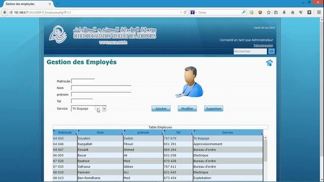 PFE 2015 - Gestion Commerciale en PHP/MySql - Pour l'Aéroport Internationale Djerba -Zarzis смотреть онлайн